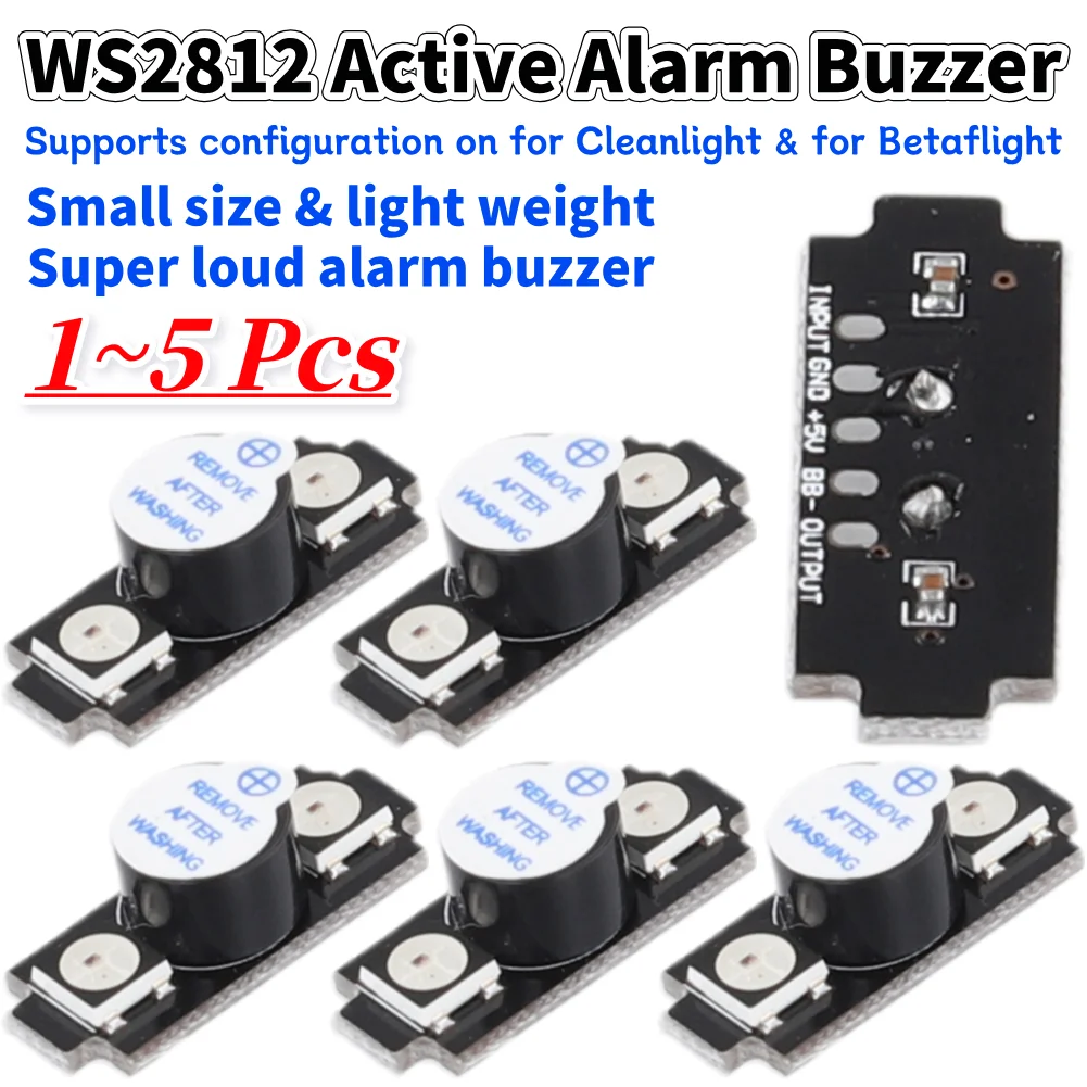 Drone Beacon Light - WS2812 Активный зуммер сигнализации, цветной RGB