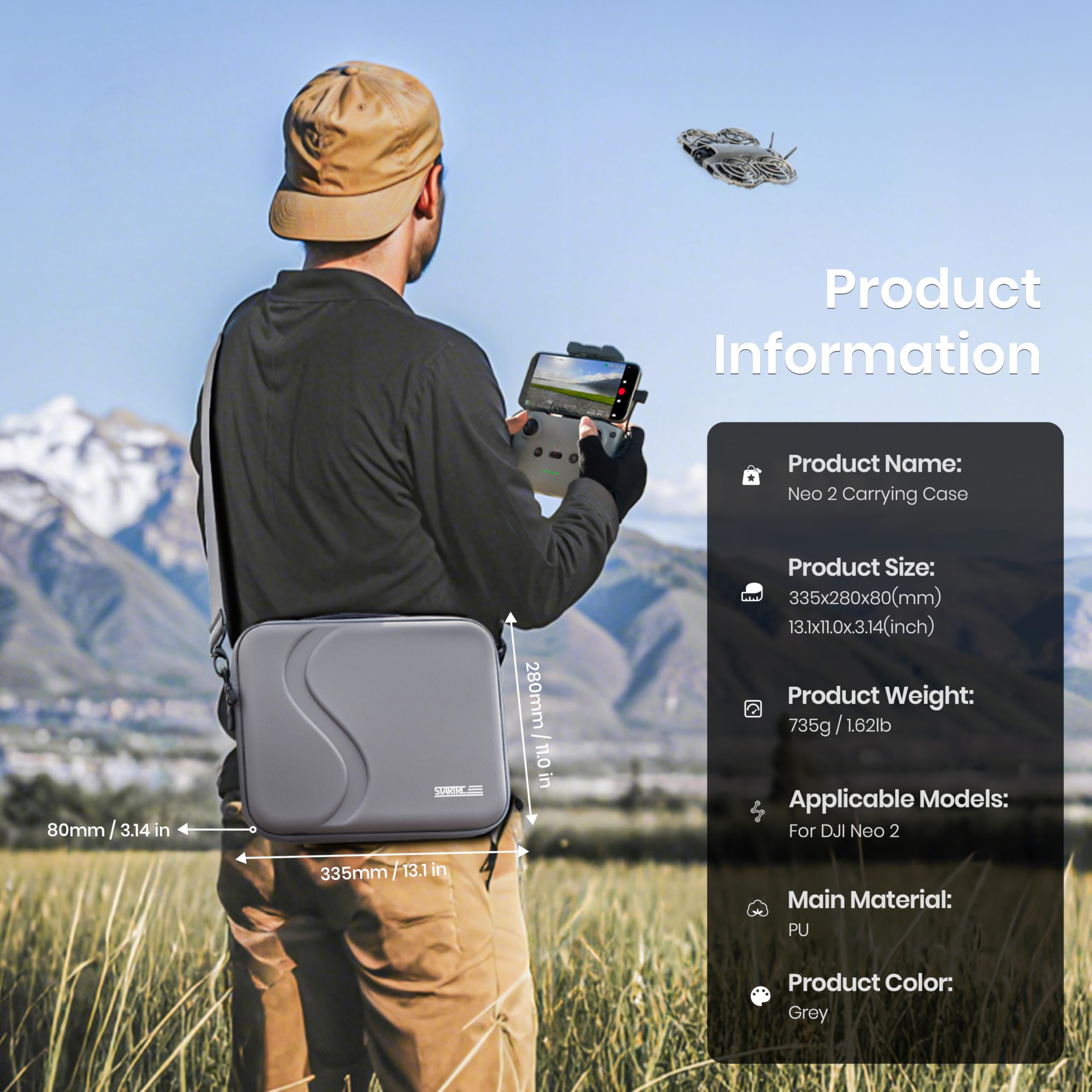Чехол для аксессуаров DJI Neo  – обзор и цена Drone Controller Hood