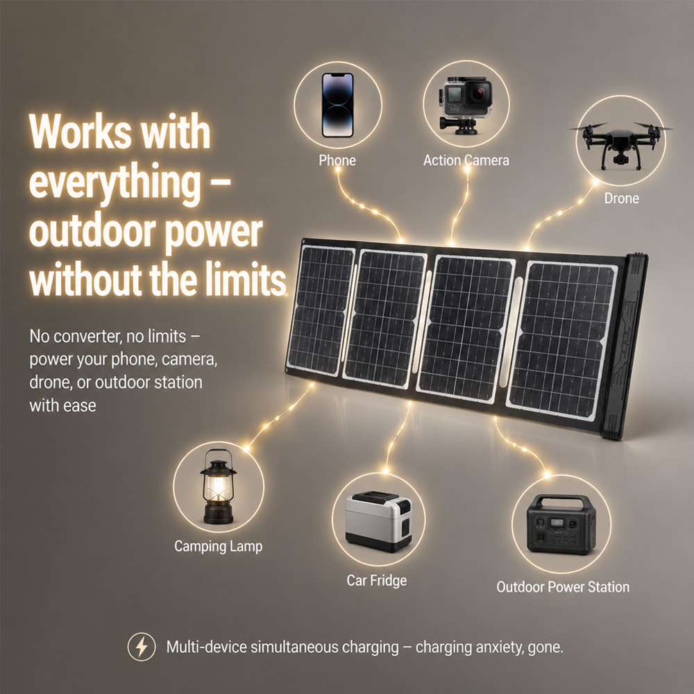 Складная солнечная панель мощн – обзор и цена Drone Solar Charger