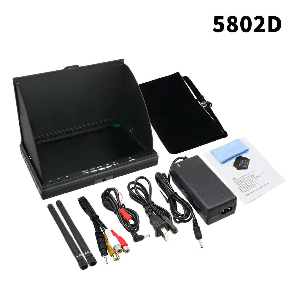 5,8 ГГц FPV DVR LS5802D, 7-дюй – обзор и цена Drone Controller Screen
