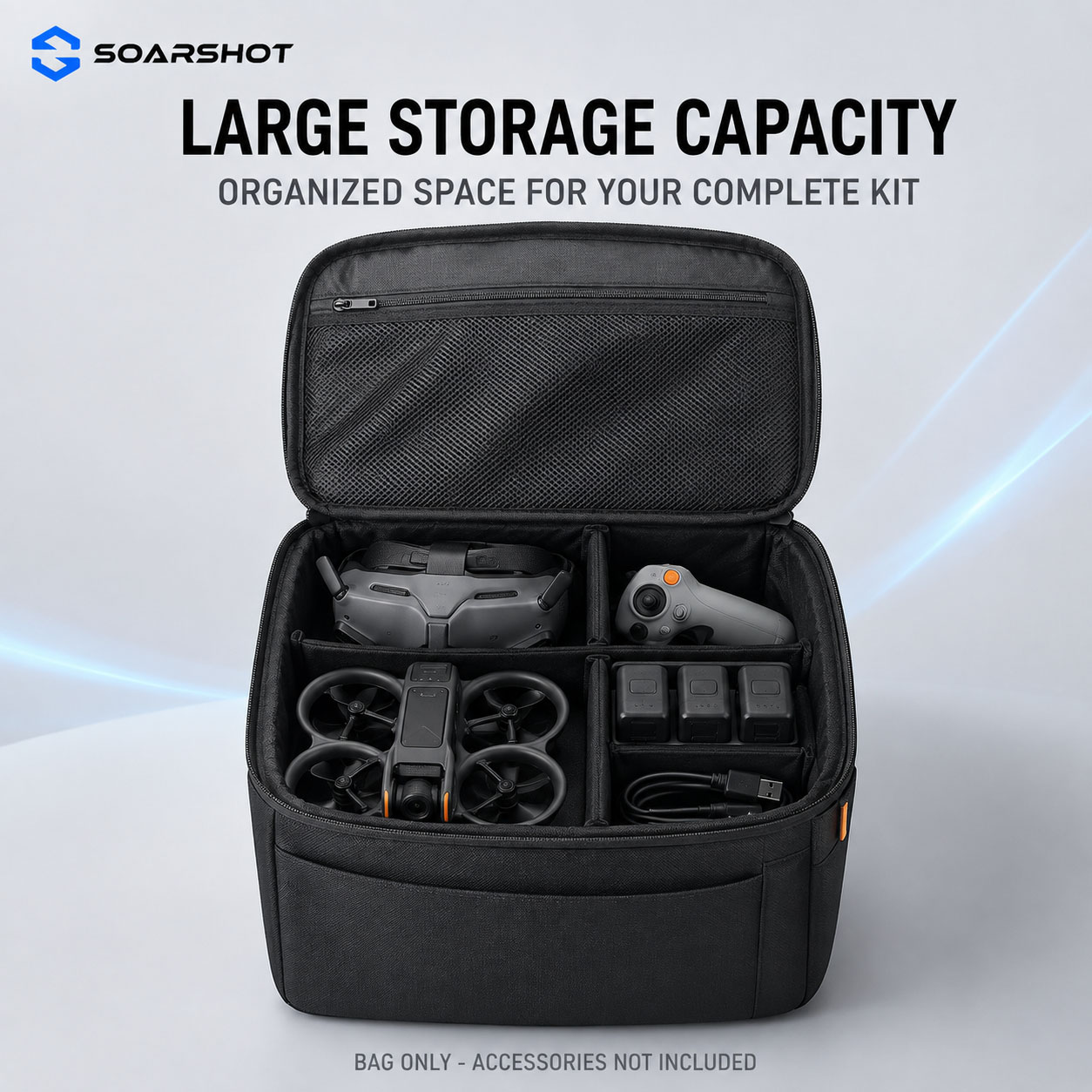 Чехол SOARSHOT для очков DJI A – обзор и цена Drone Backpack