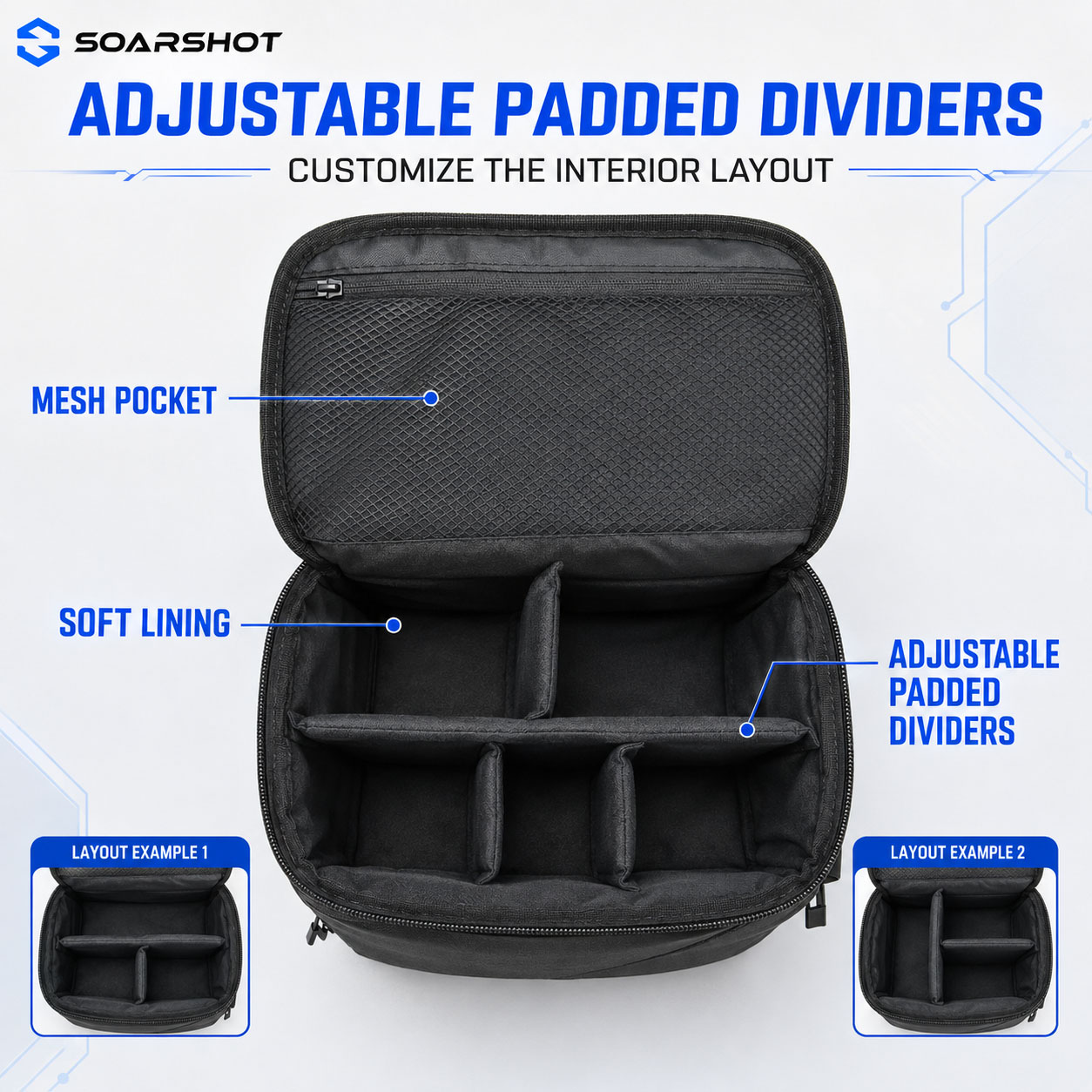 Чехол SOARSHOT для очков DJI A – обзор и цена Drone Backpack